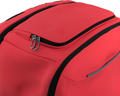 Miniatura 5 de Zion Cases Slab Case Mochila con estuche de losa 2GO Graded Card se adapta a losas de tarjetas graduadas PSA, BGS, HGA, SGC y CSG, Rojo -, Mochilas