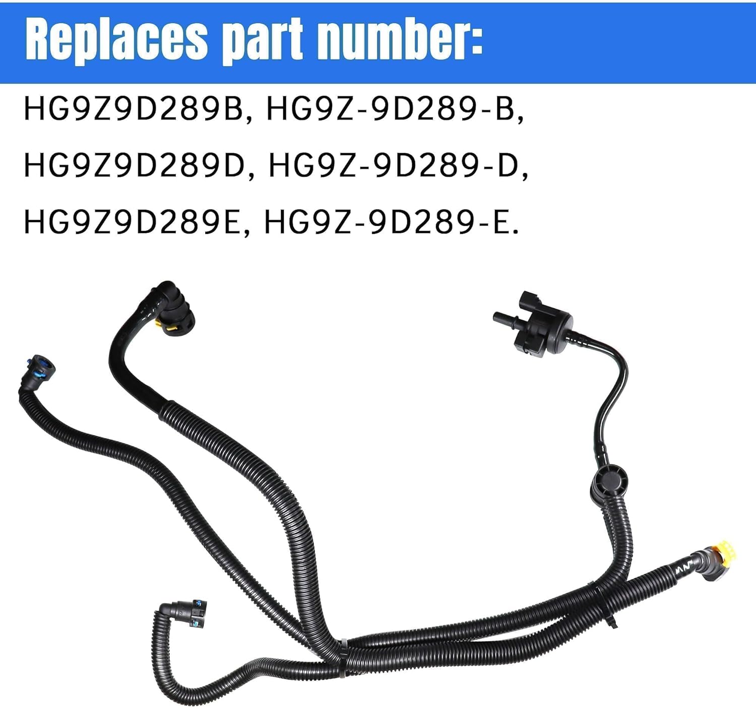 Vapor Canister Purge Valve Fit for Lincoln MKZ 2017 2018 2019 2020 for Ford Fusion 2017 2018 2019 2020 2.0L L4 Replace HG9Z9D289B HG9Z-9D289-B HG9Z9D289D HG9Z-9D289-D HG9Z9D289E HG9Z-9D289-E