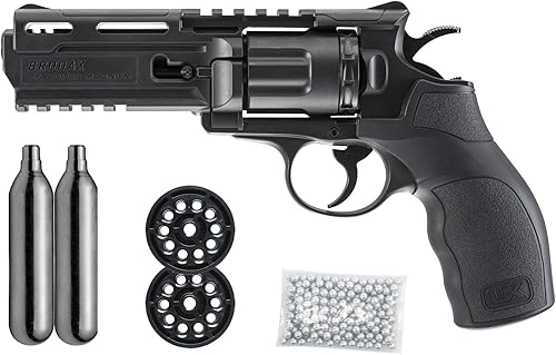 Umarex Brodax - Pistola de aire, revólver calibre .177 BB