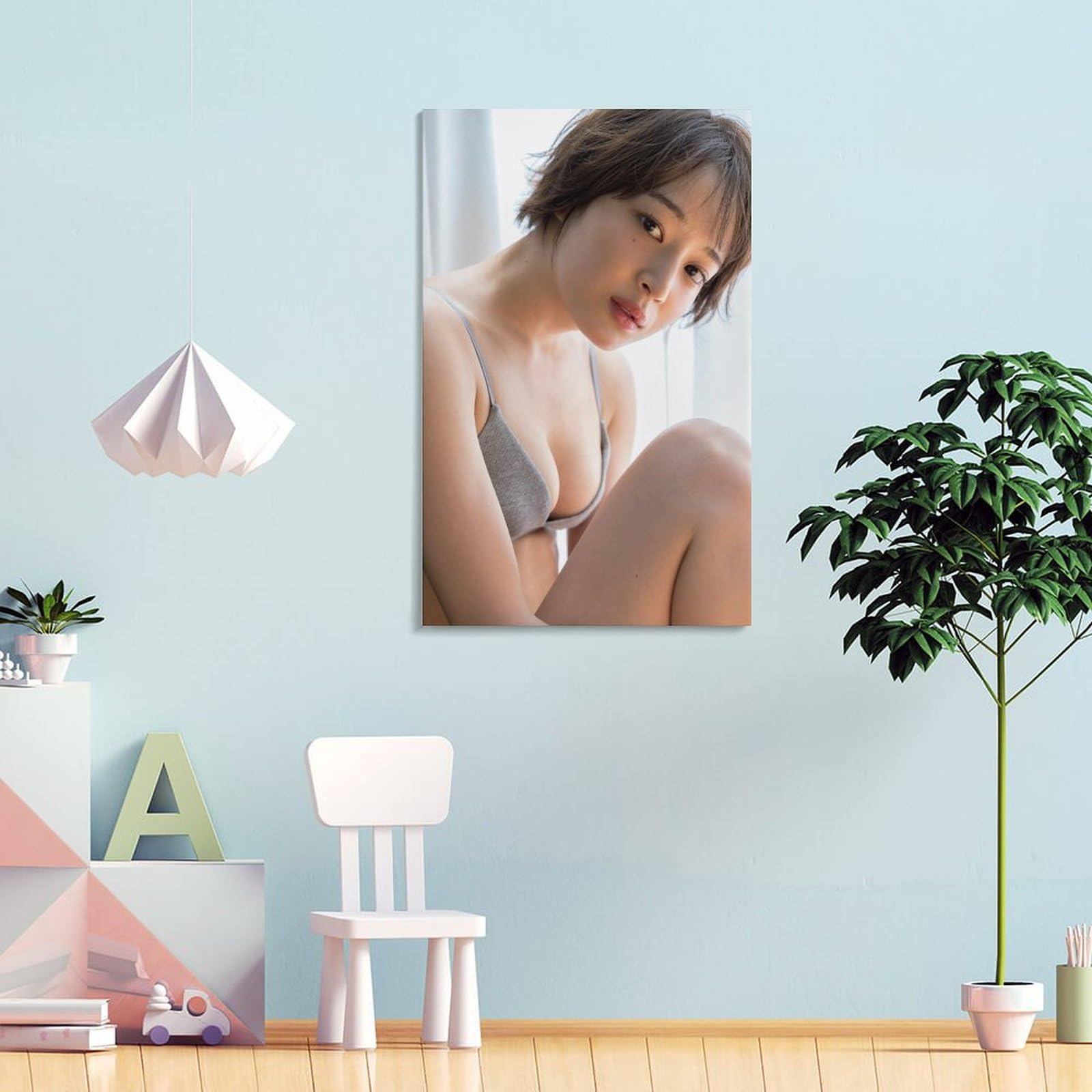 Amazon.co.jp: 尾台彩香女優のセクシービキニ写真ポスター キャンバス