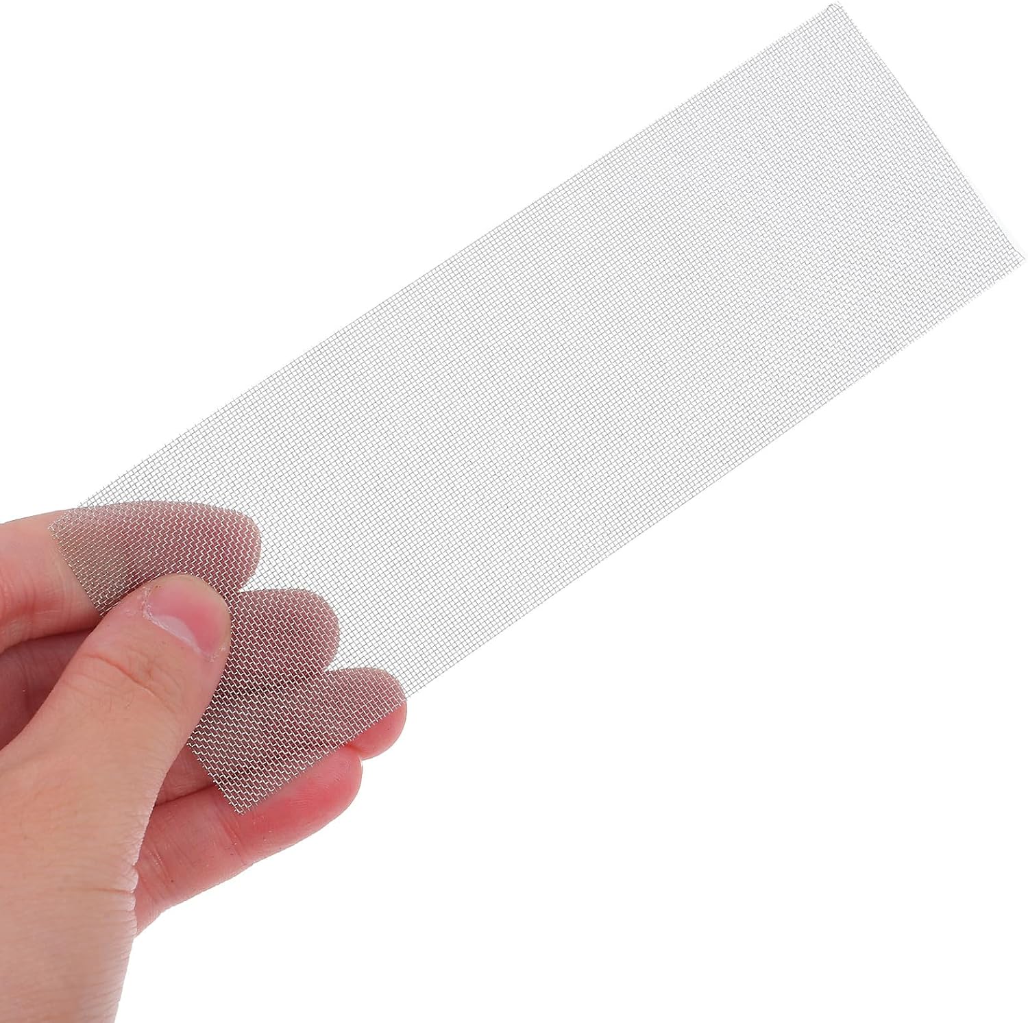 12pcs Stainless Steel Repair Mesh Panel Kit 5x15cm for Vehicle Bumper Thermoplastic Welding Mesh Screen Collision Repair Tool Set
