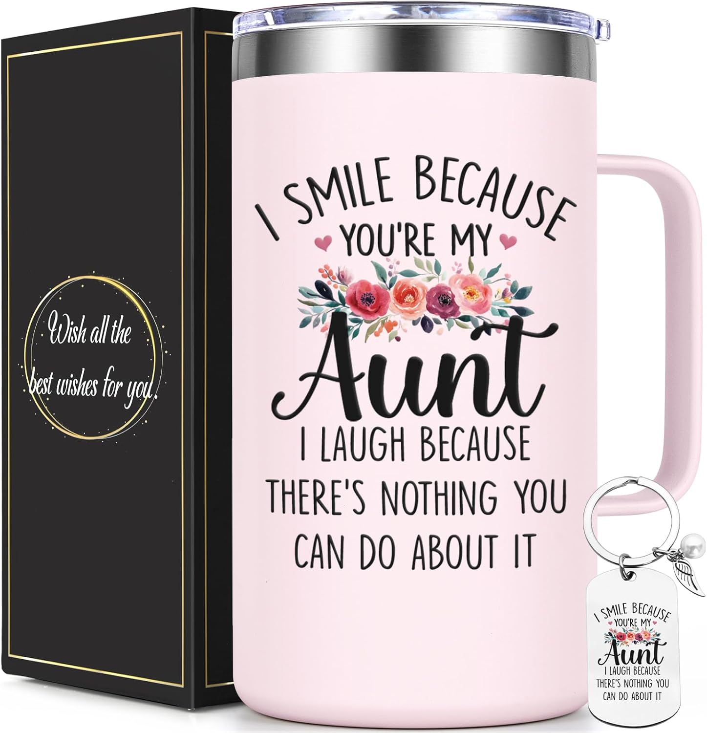 Lifecapido Sister Gifts, 20oz Stainless Steel Insulated Coffee Mug Set