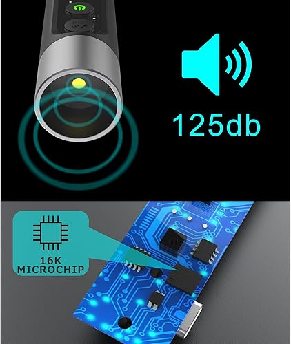 Miniatura 3 de ASWAYKE Silbato electrónico de nuevo diseño 2023 IPX5 Sonido máximo 125db Batería 1000mAh Negro