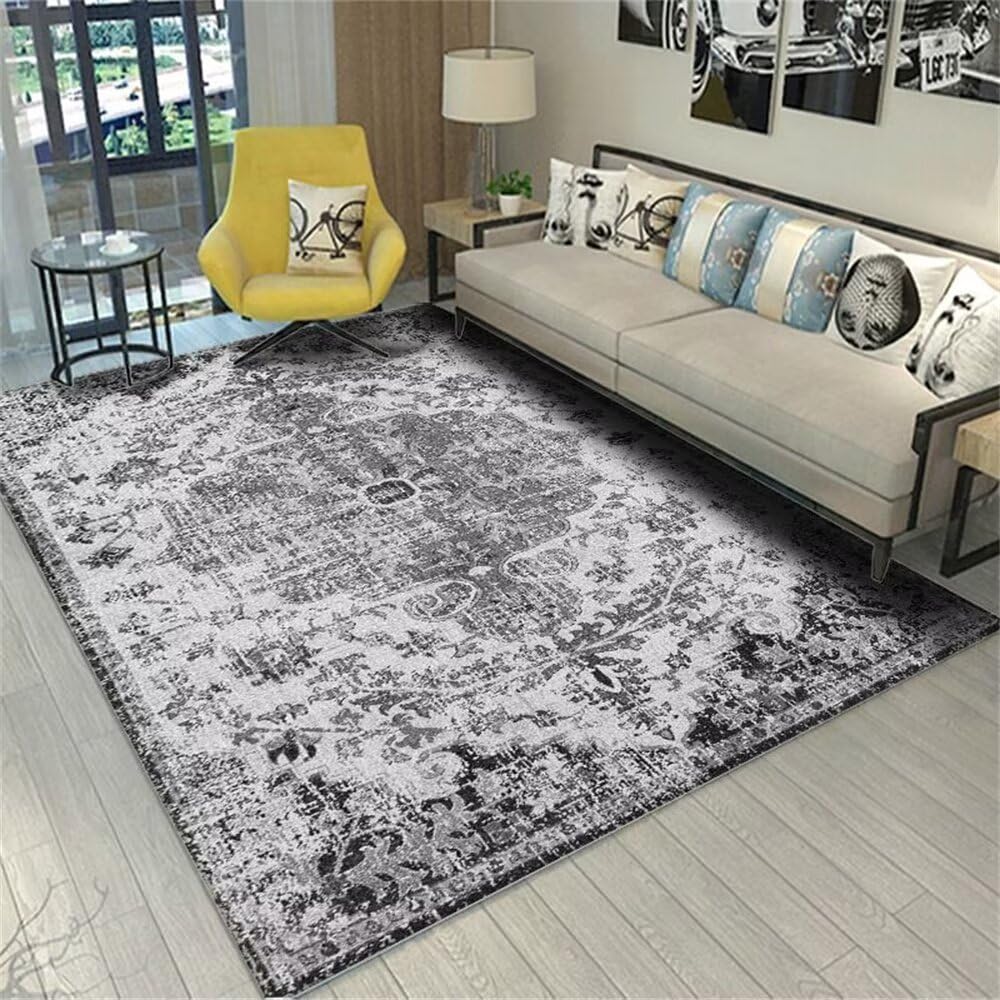 Tapis pliable bébé de luxe gris clair flou pour décoration de maison
