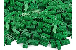 Lego Green Building Blocks for Creative Play