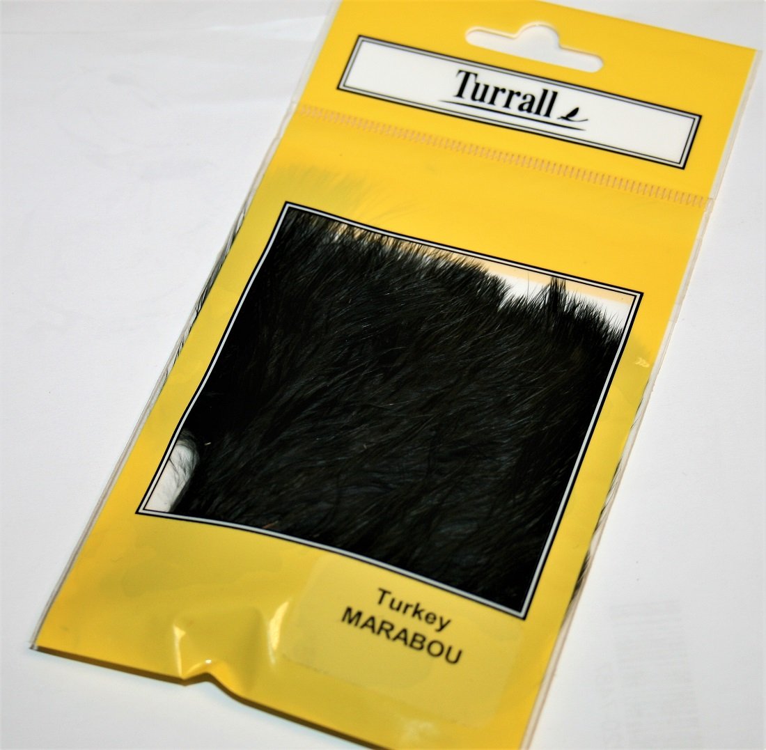 indyk Marabou Hackles: Czarny