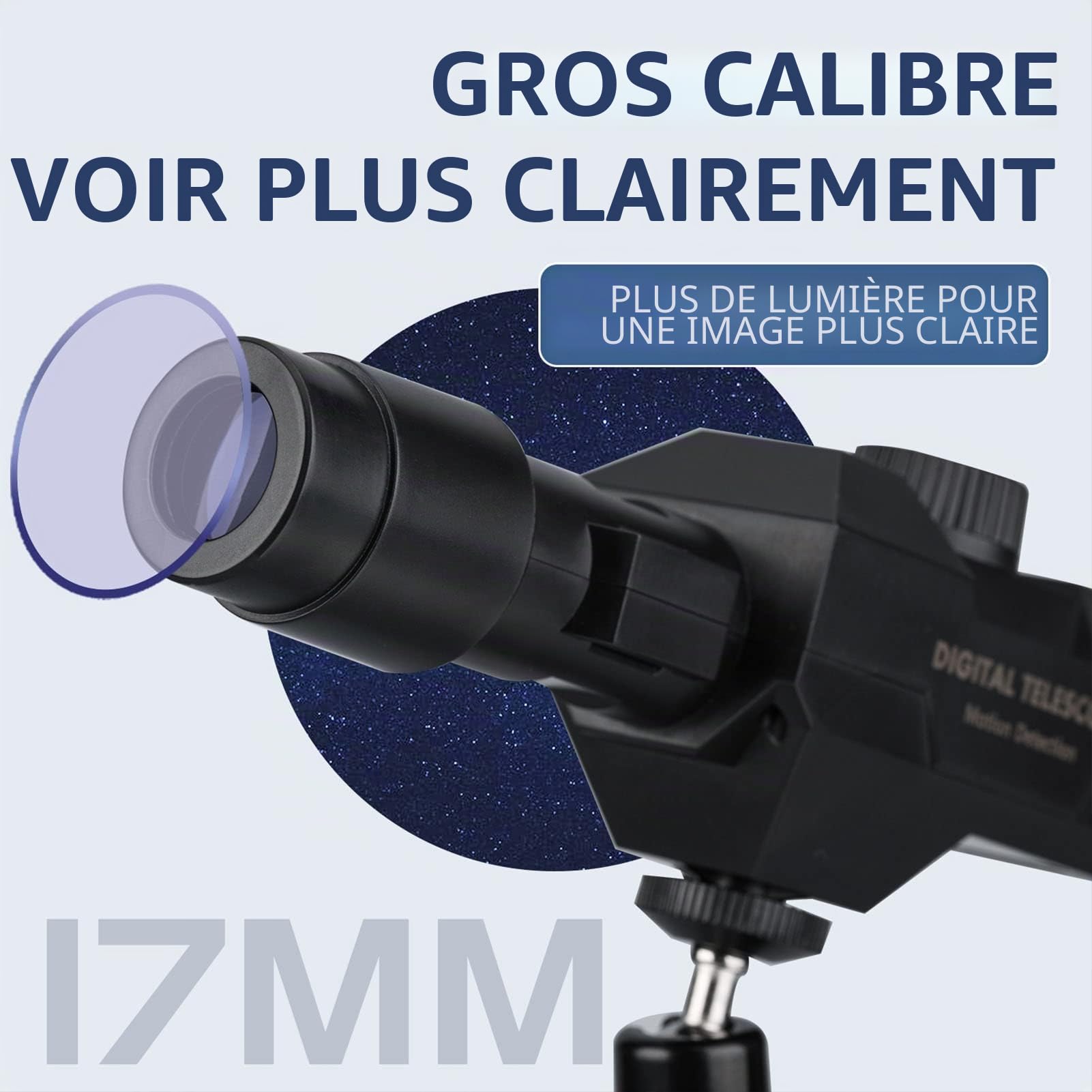 Télescope Zoom telescope numerique wifi Télescope Numérique à Tête Multifonctionnelle 70X Détection Mobile WiFi 1/4 Joints à Vis pour l'observation des Oiseaux Telescopi Spotting Scope