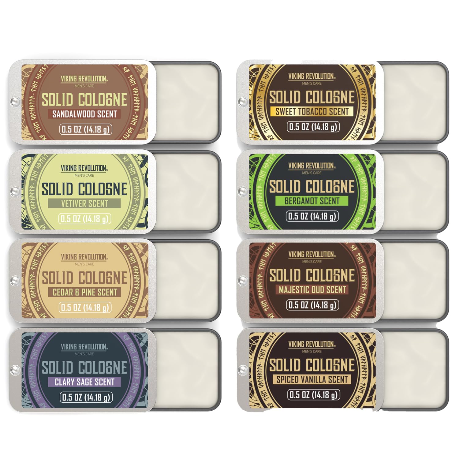 Viking Revolution Cologne Set - 8 Solid Scents -2 Viking Revolution Cologne Set - 8 Solid Scents -2