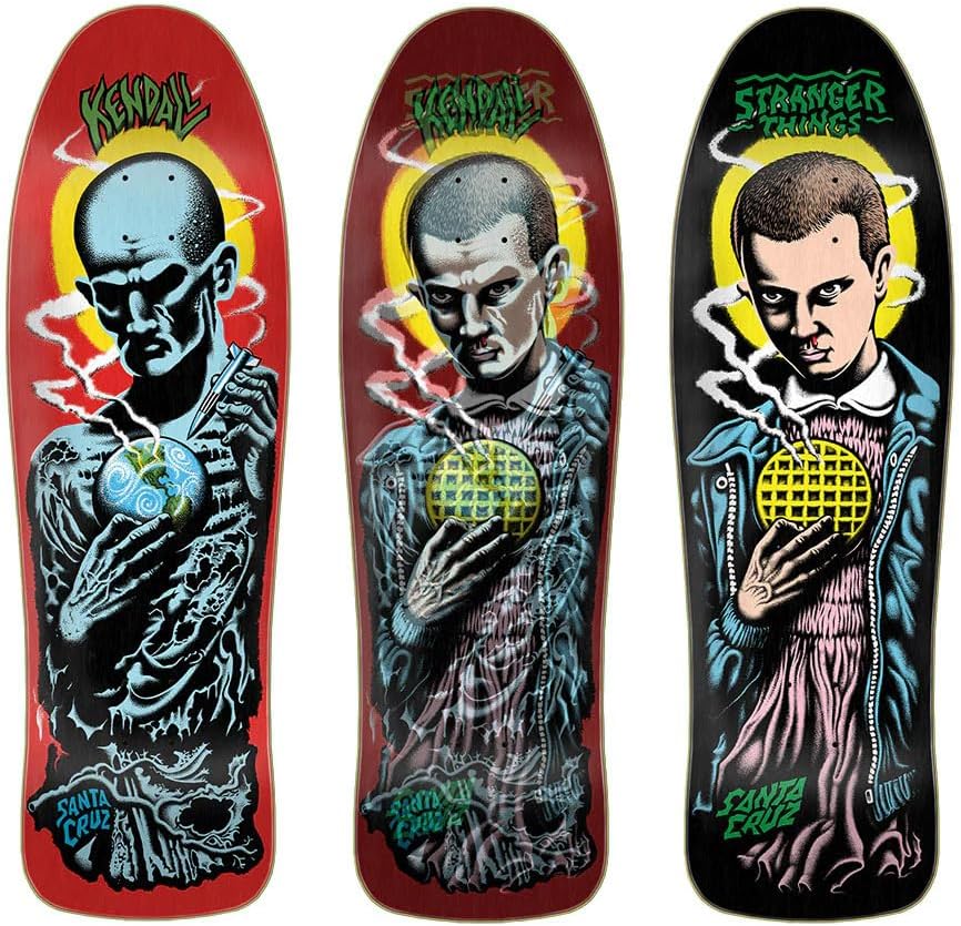Santa Cruz Kendall Atomic Man Eleven Lenticular Skateboard Deck