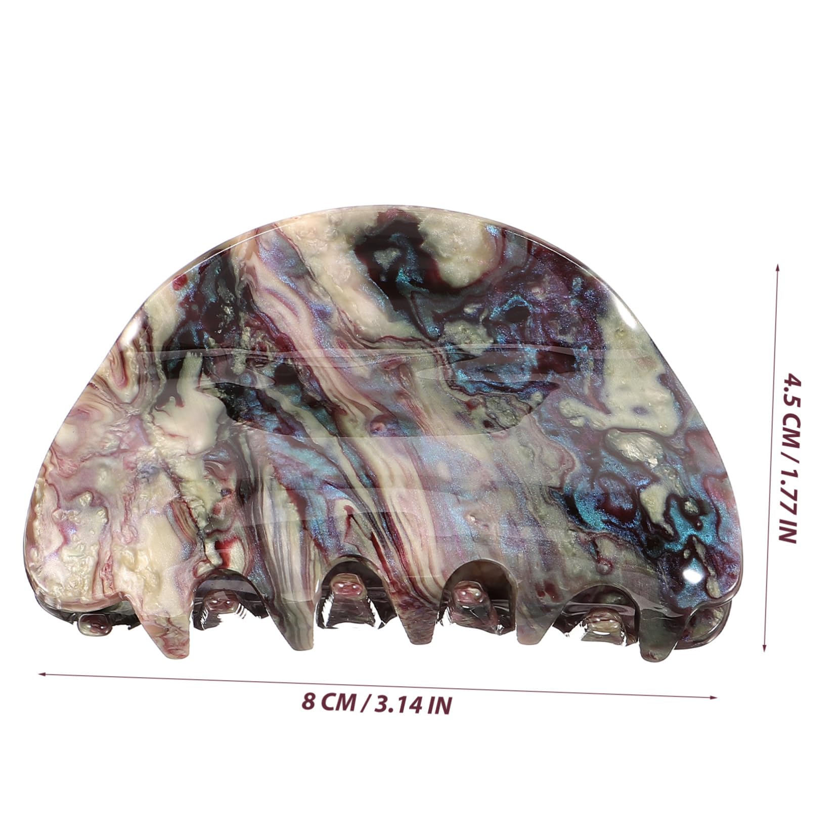 FRCOLOR 5 pinzas para el cabello para niñas, pinzas para el cabello mate, para el o para mujeres, antideslizantes para el o de niña, clips de plátano para, horquilla