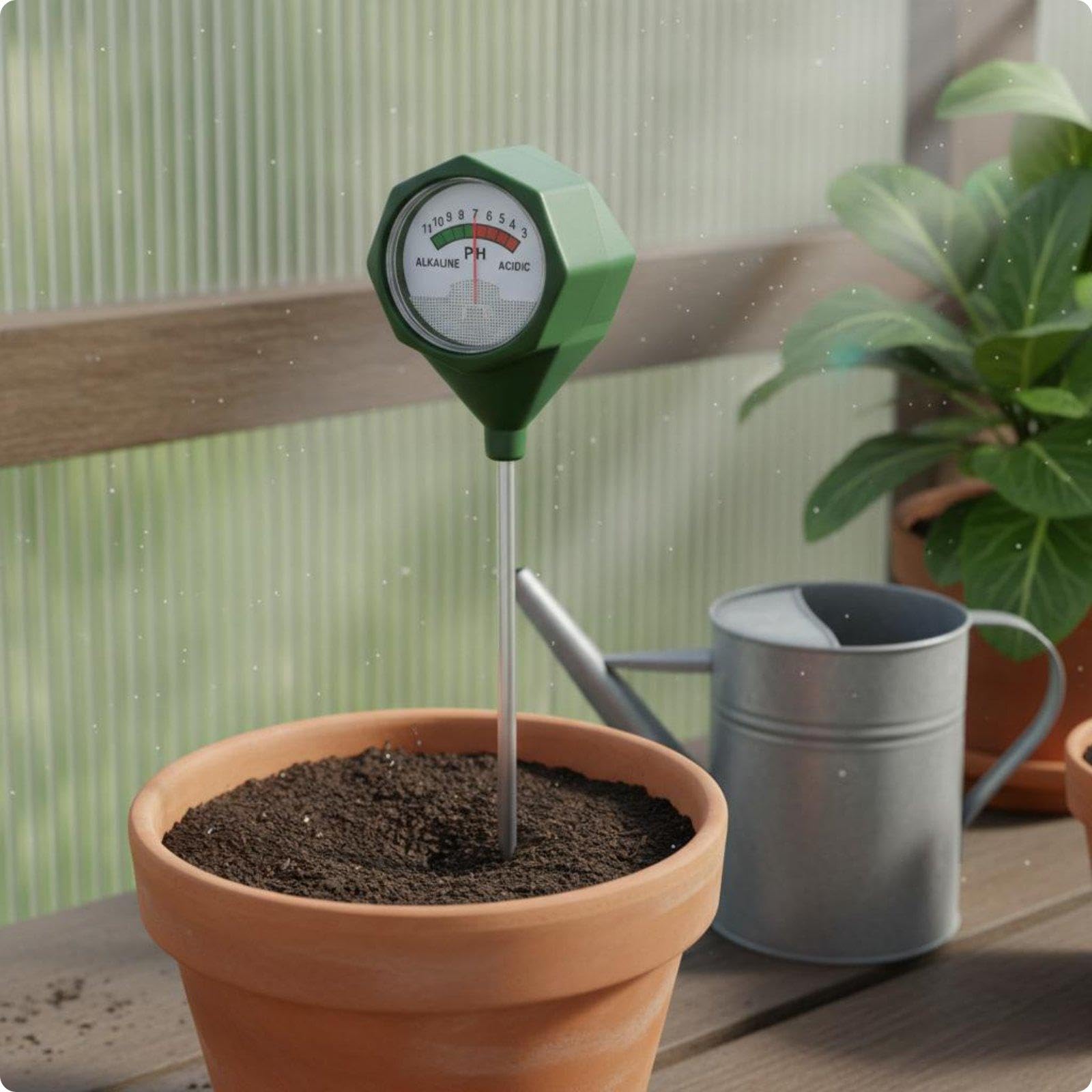 Soil pH Meter Accurate Reading Soil pH Tester Simple to Use Garden Care Tool for Garden, Farm-picture-37