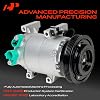 Compresor de AC A-Premium con embrague | Compatible con Hyundai Accent 1.6L 2010-2011 5