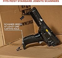 Vista 6 de Ergodyne Squids 3132 - Arnés para escáner de código de barras, grande, color negro