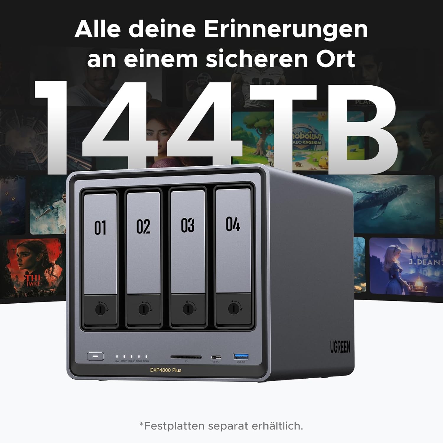 UGREEN NASync DXP4800 Plus 4-Bay NAS 5