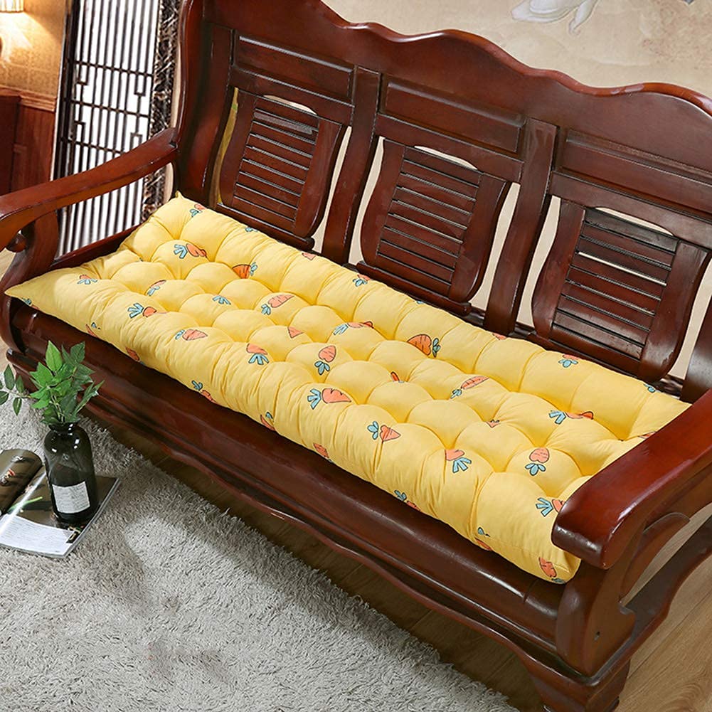 Coussin de banc de jardin 2-3 places matelassé pour assise de patio et cuisine