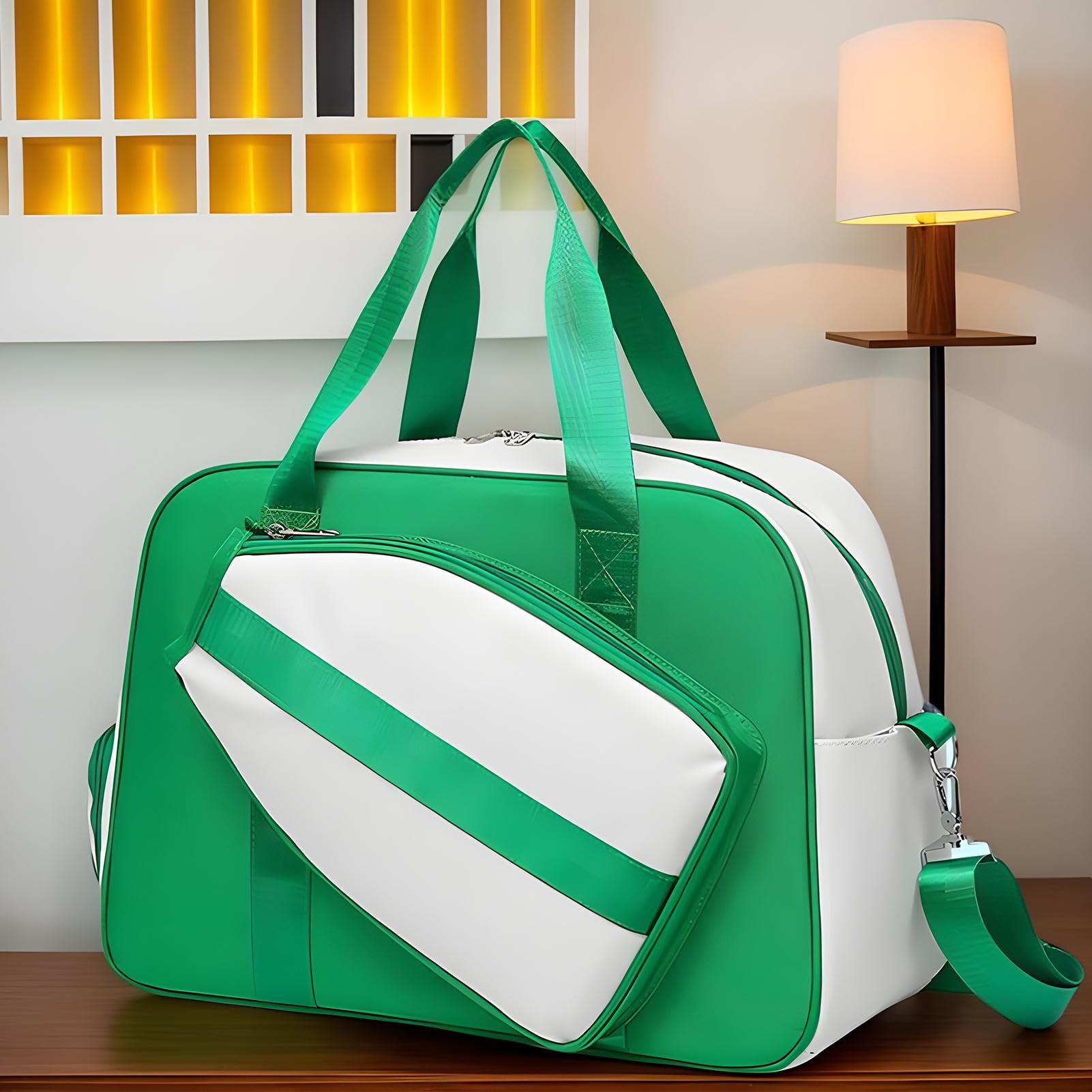 Borsa a mano per racchetta da pickleball, borsa sportiva per racchetta da pickleball con scomparto per scarpe, borsa portatile per palline da pickleball, borsa portaoggetti per racchetta da racchetta