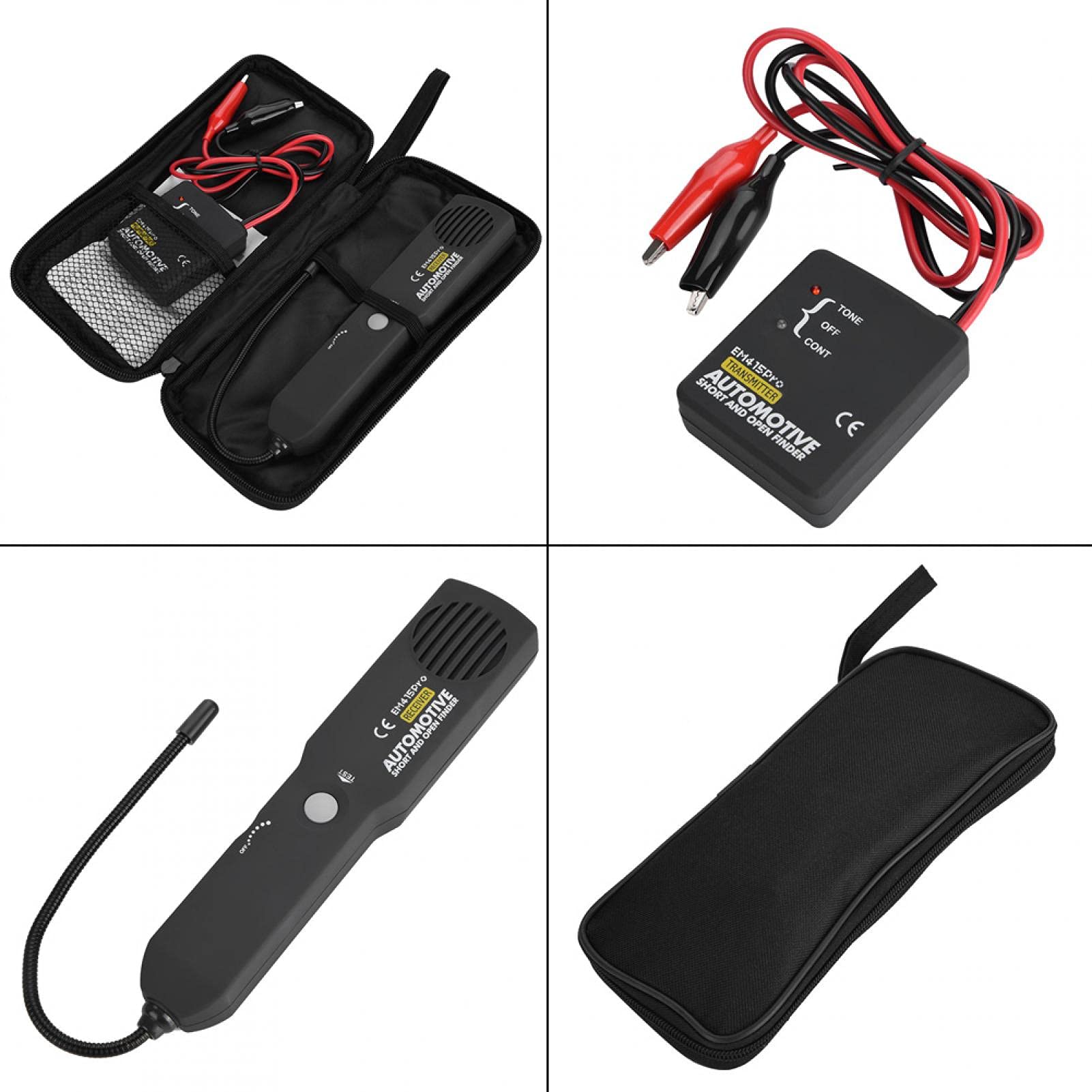 Détecteur De Circuit Ouvert Et Court-circuit Pour Câbles Auto Oewnvmd EM415PRO - Tension 6-42V, Sonde Flexible, Sans Contact
