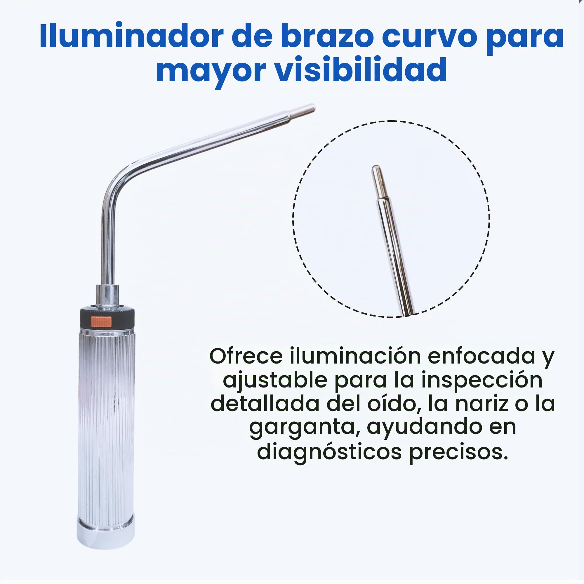 Kit de diagnóstico ENT para uso veterinario, juego completo de diagnóstico ENT con oftalmoscopio y otoscopio, espéculo de metal de diagnóstico médico, animales pequeños, kit de