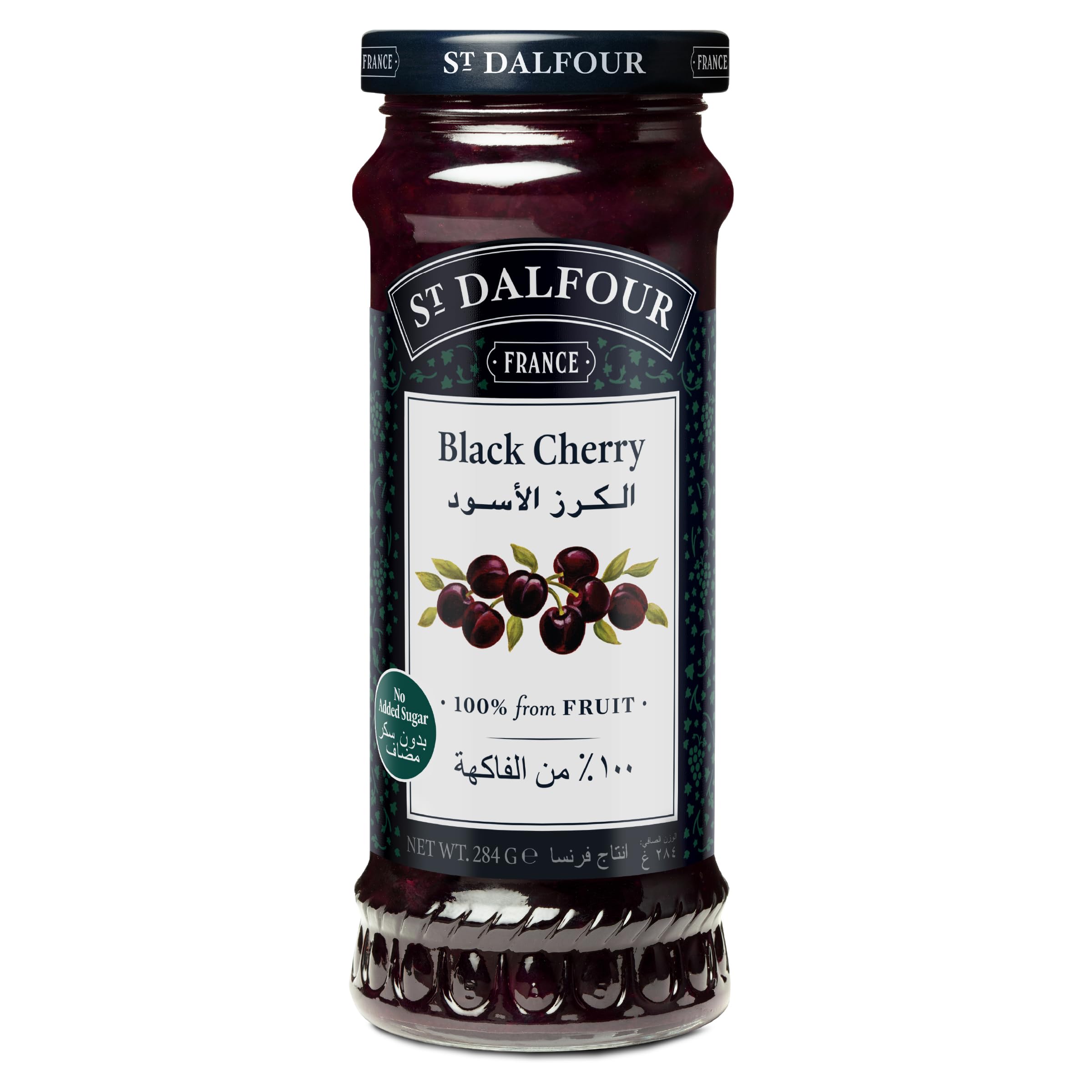 ST. DALFOUR Black Cherry Fruit Spread 284g