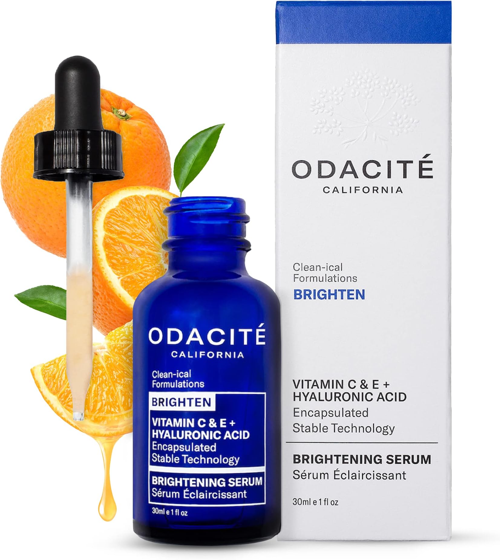 Odacite Brightening Serum Vit C & E + Hyaluronic Acid 30ml