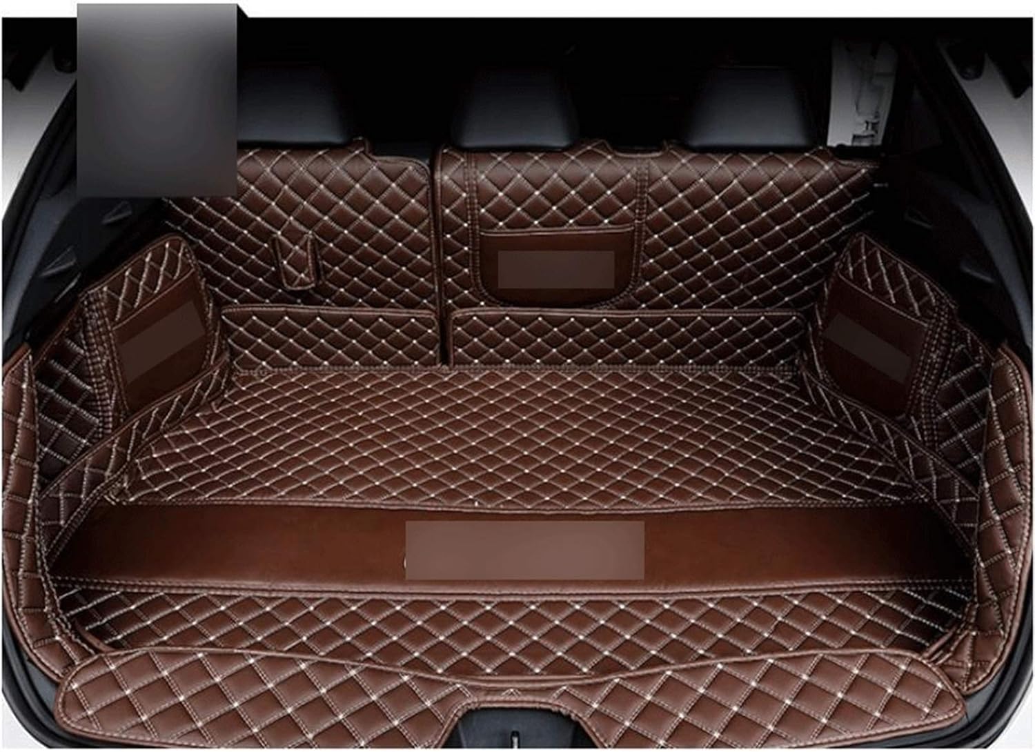 RKRCXH Car Trunk Floor Mat 3D Luxury Full Rear Trunk Tray
