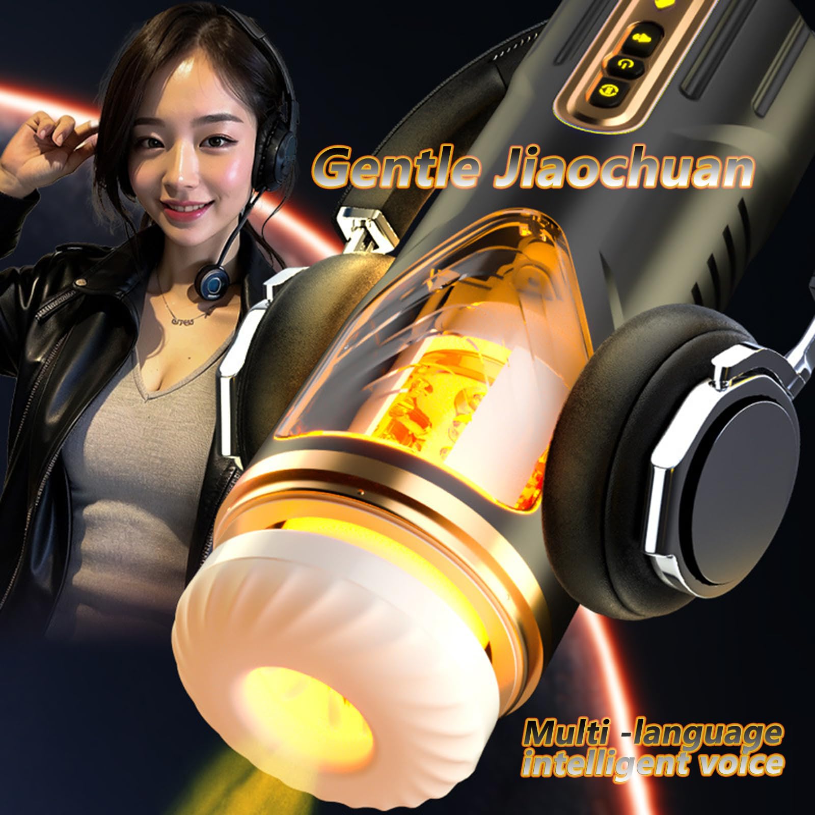 male masturbator ebay Male Masturbaters Automatic HandsFree Rotating Cup Thrusting Stroker Men  Sex Toy