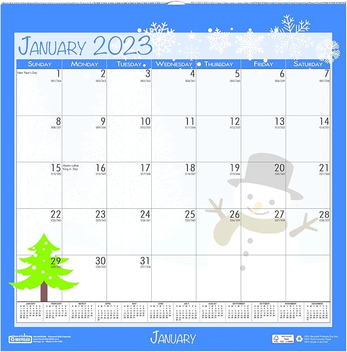 House of Doolittle 2023 Monthly Wall Calendar, Seasonal, 12 x 12 Inches
