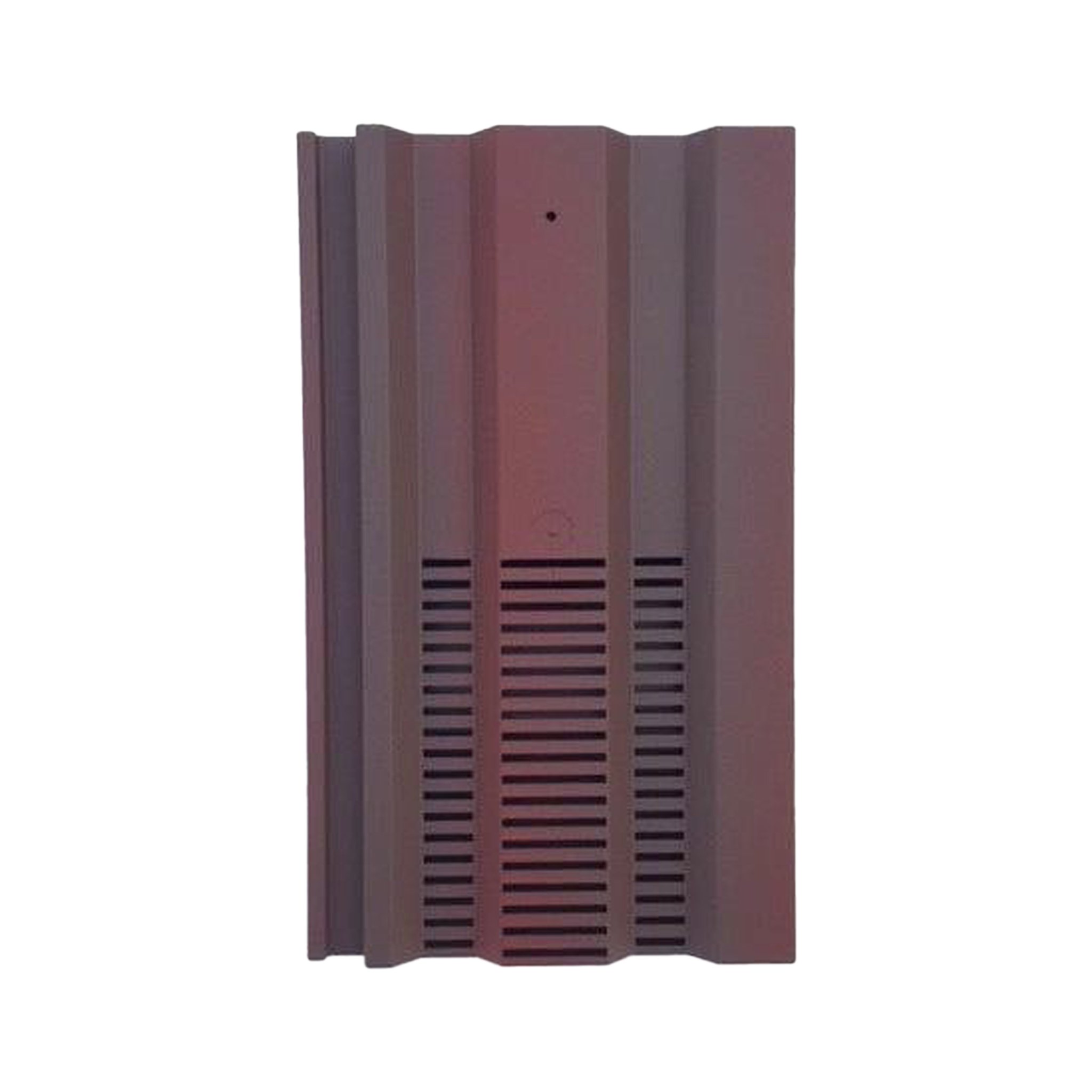 Roof Tile Vent for Marley Ludlow Plus/Redland 49 / Sandtoft Standard Pattern with Flexi Pipe Adaptor (Breckland Brown - Sanded)