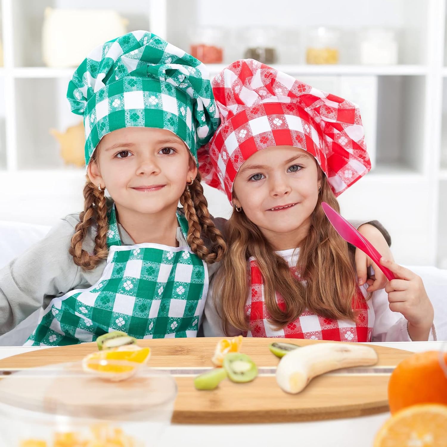 6 Pcs Bamboo Surfboard Cutting Board Surf Shaped Wood Serving and Cutting Board Surfboard Decoration Bar Serving plate Set with Stylish Stripe Design(14.5 x 6 Inch) - Image 6