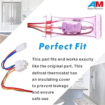 Amazon.co.jp: AquaMonica 冷蔵庫バイメタル霜取り