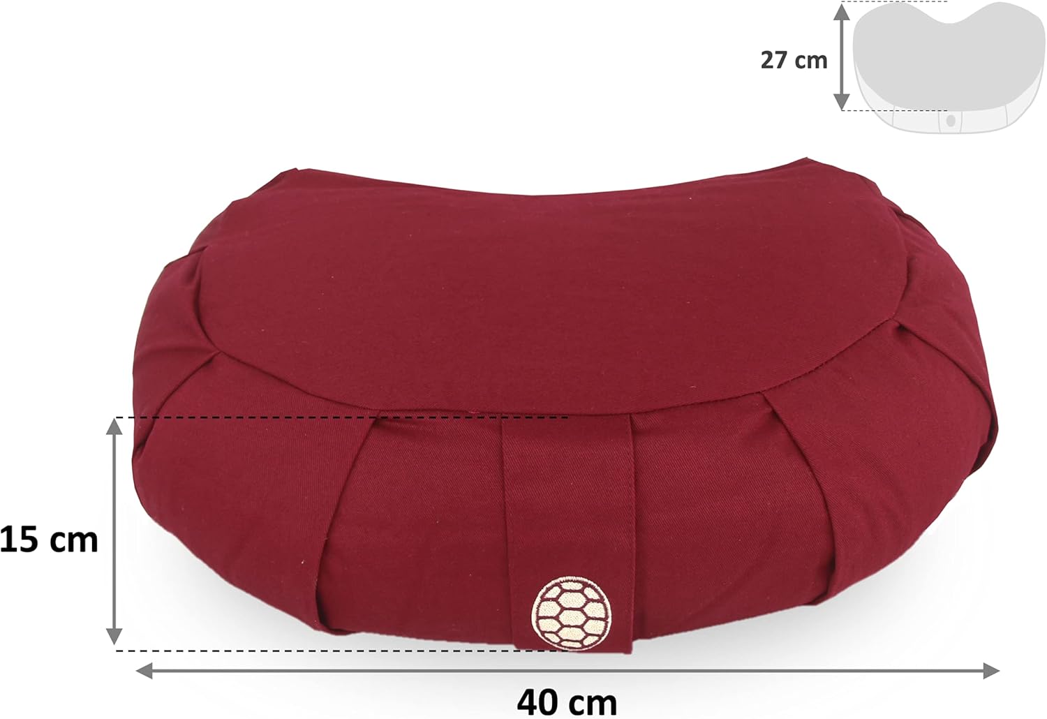 Detalji i materijali jastuka za meditaciju