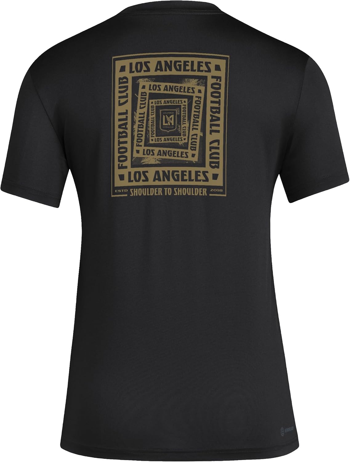 adidas Women's Los Angeles FC Local Warp Pre-Game Short Sleeve T-Shirt - Image 3