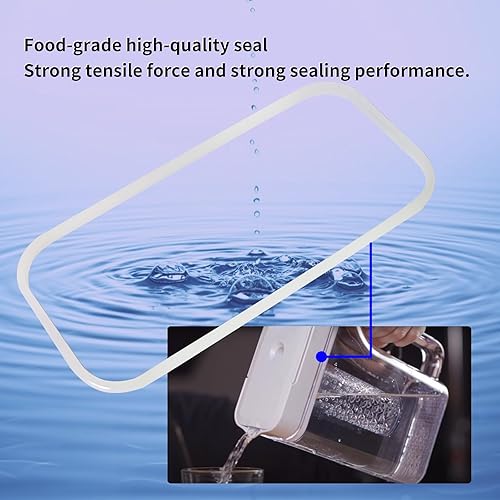 Miniatura 3 de Anillo de sellado compatible con el depósito de agua del refrigerador Samsung DA97-17395A (blanco)