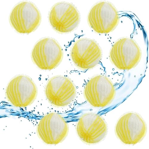 Removedor de pelo de mascotas para lavandería bolas de lavado reutilizables para perros para lavadora 12 piezas