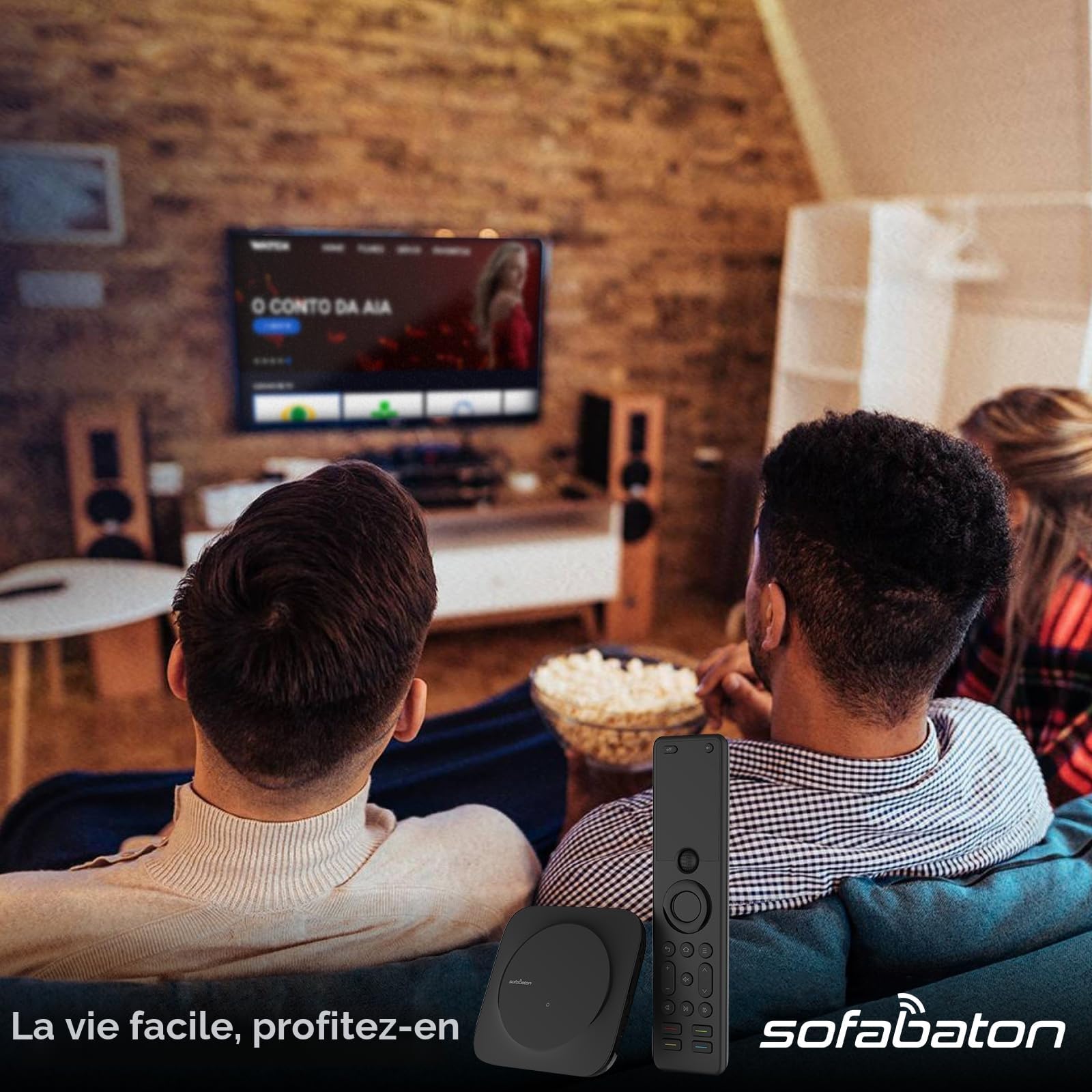 SofaBaton X1S Télécommande Universelle avec Hub, Télécommande Universelle avec Activités en Un Clic, Personnalisation via l'APP SofaBaton, Compatible avec Plus de 60 Appareils
