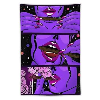 Amazon.com: NiYoung Hippie Hippy Wall Art - Trippy Smoke