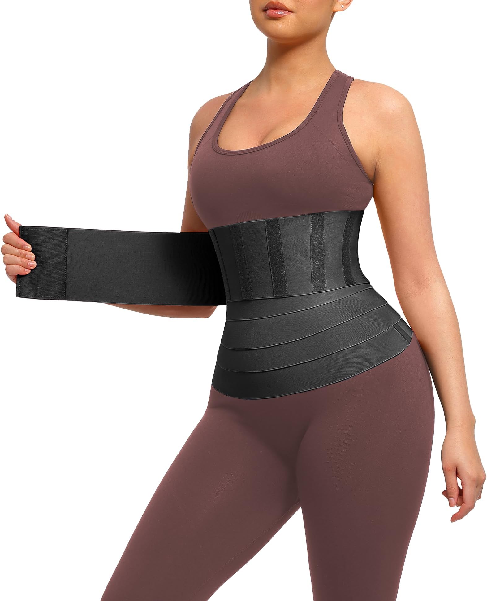 Waist Trainer for Women Tummy Control Trimmer Belt Waist Cincher Bandage Wrap Plus Size Body Shaper
