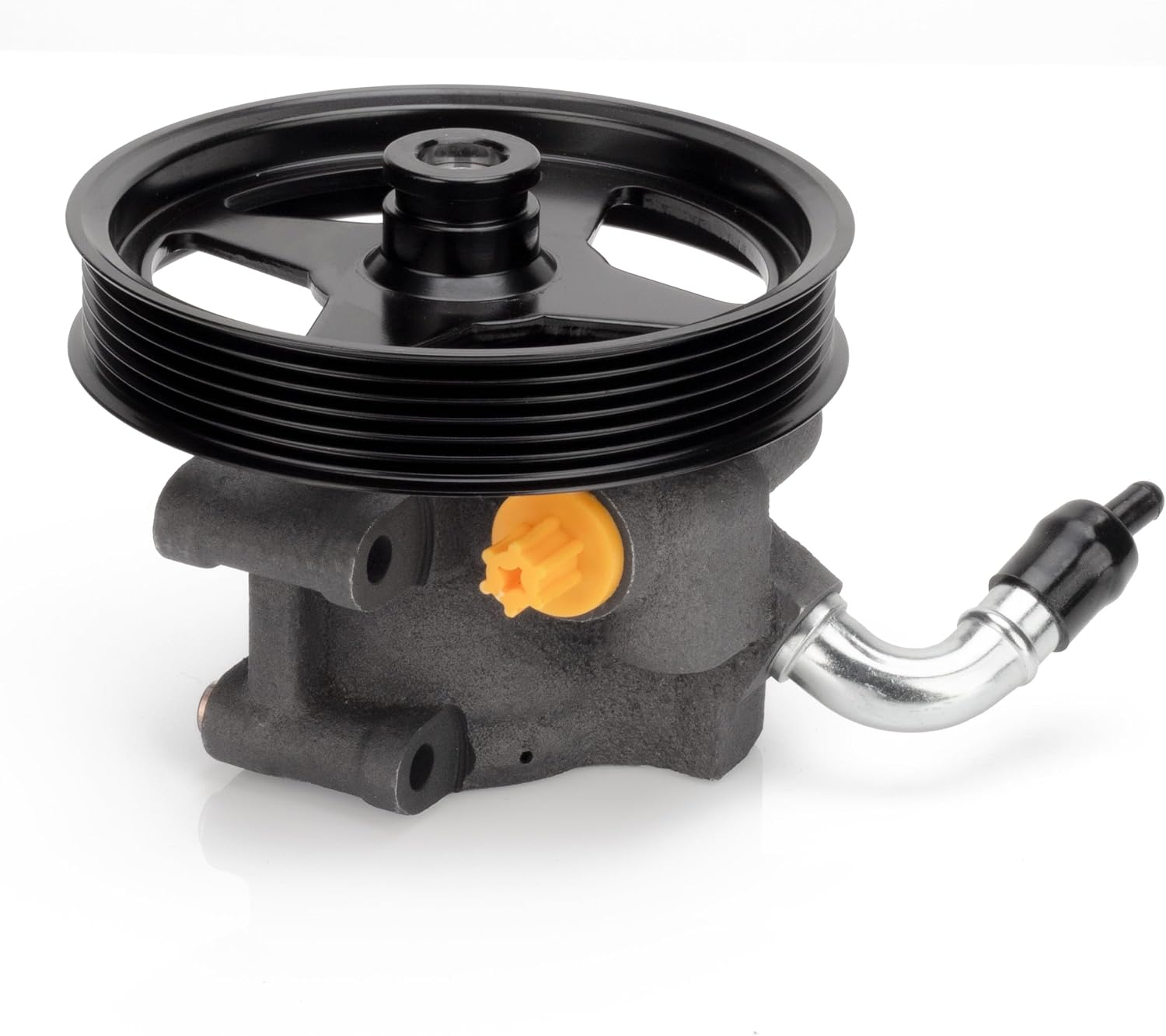 Power Steering Pump, with Pulley, Compatible with Ford Crown Victoria 2004-2007 & Lincoln Town Car 2003-2006 & Mercury Grand Marquis 2004-2007, Replace# 7W1Z3A674B