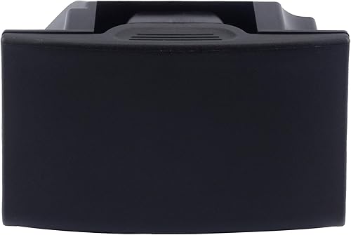Dasbecan Conjunto de caja de consola de soporte de taza de asiento trasero negro compatible con Nissan Pathfinder 2006-2012 Nissan Frontier
