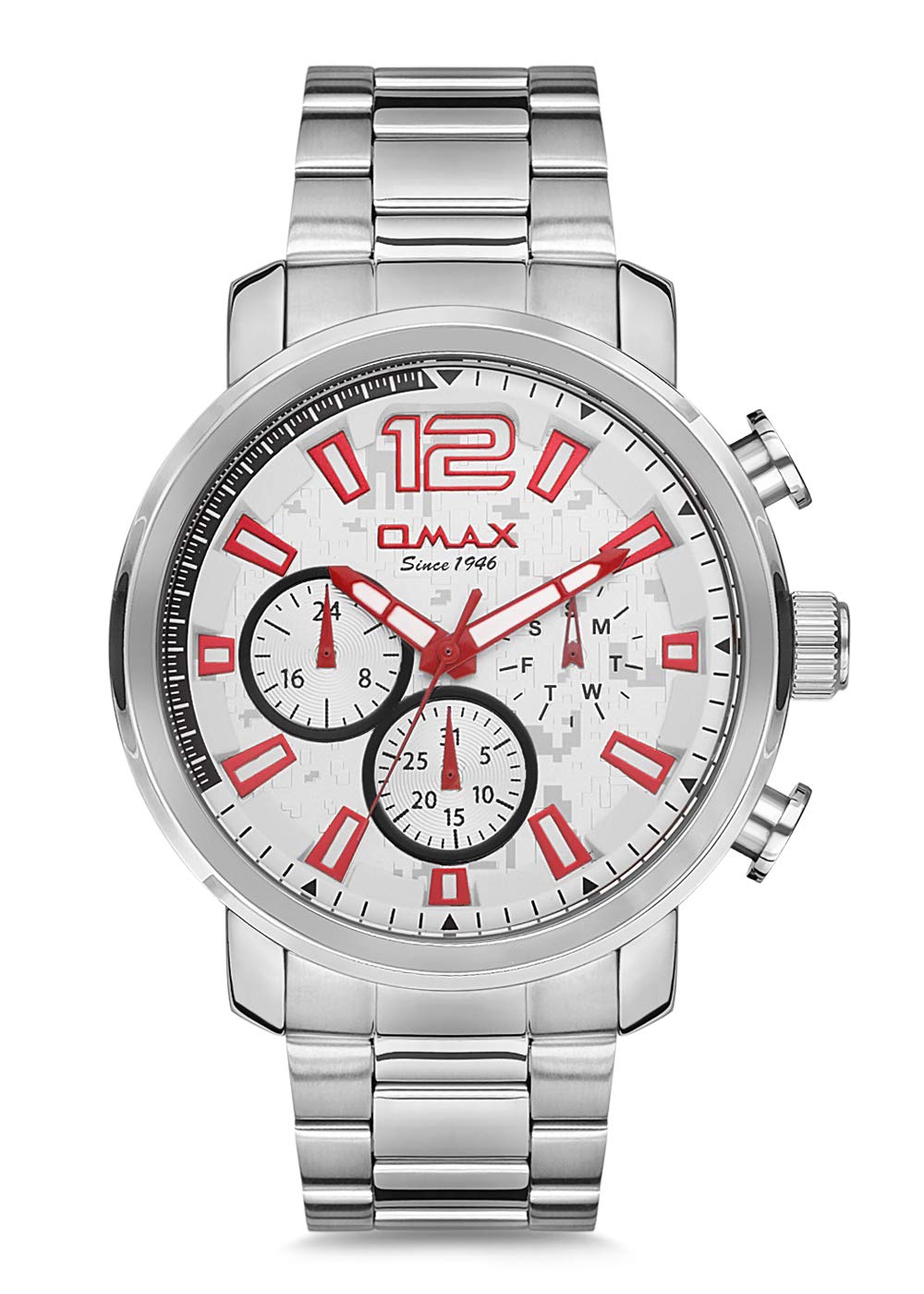 OMAX Analog White Dial Mens Watch-GX16P36R (B07M9JWL5B) Amazon Price History, Amazon Price Tracker