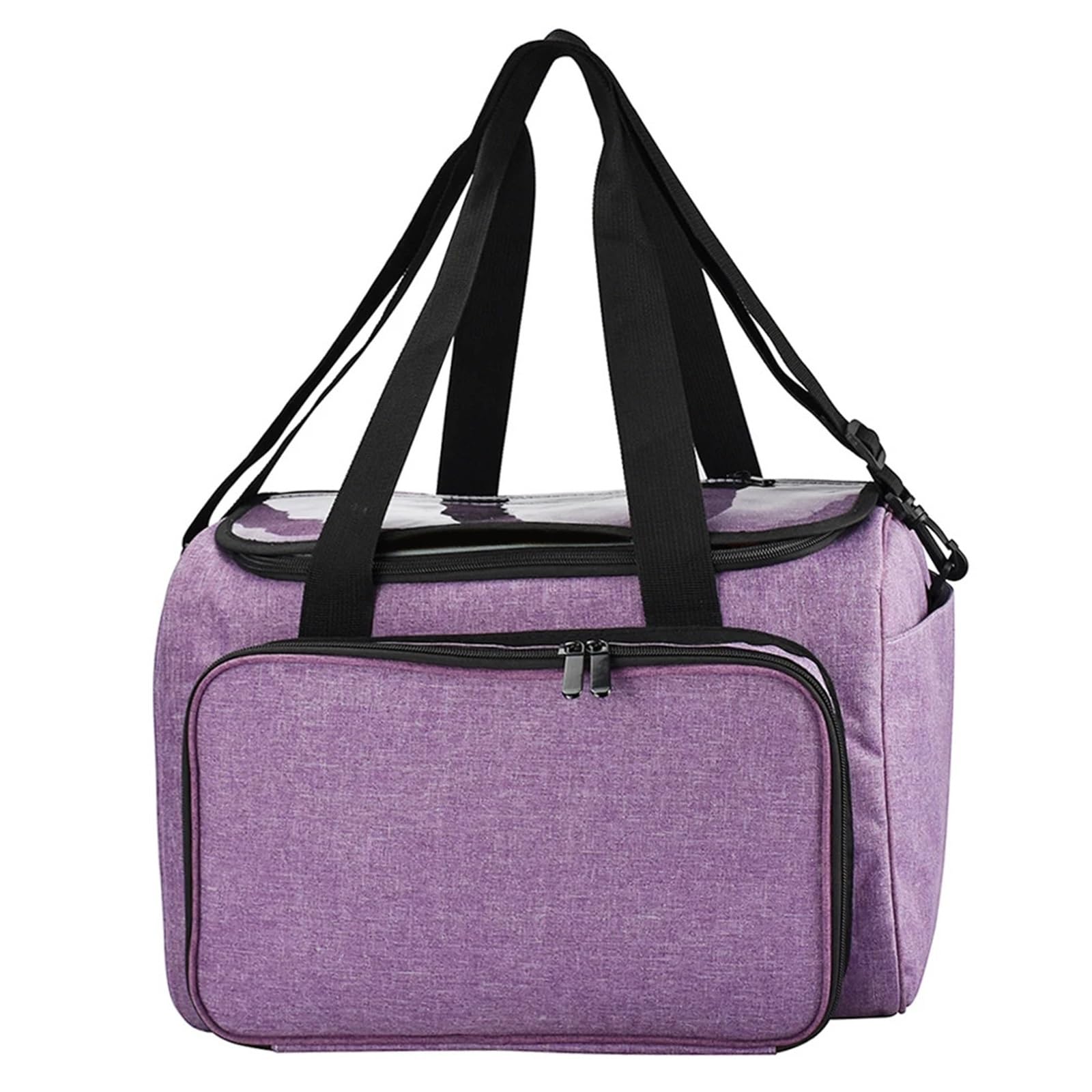 Borsa for Macchina da Cucire Custodia for Organizer Borsa for riporre i Filati da Viaggio di Grande capacità Borsa for Il Trasporto di Oggetti for Maglieria(Purple)