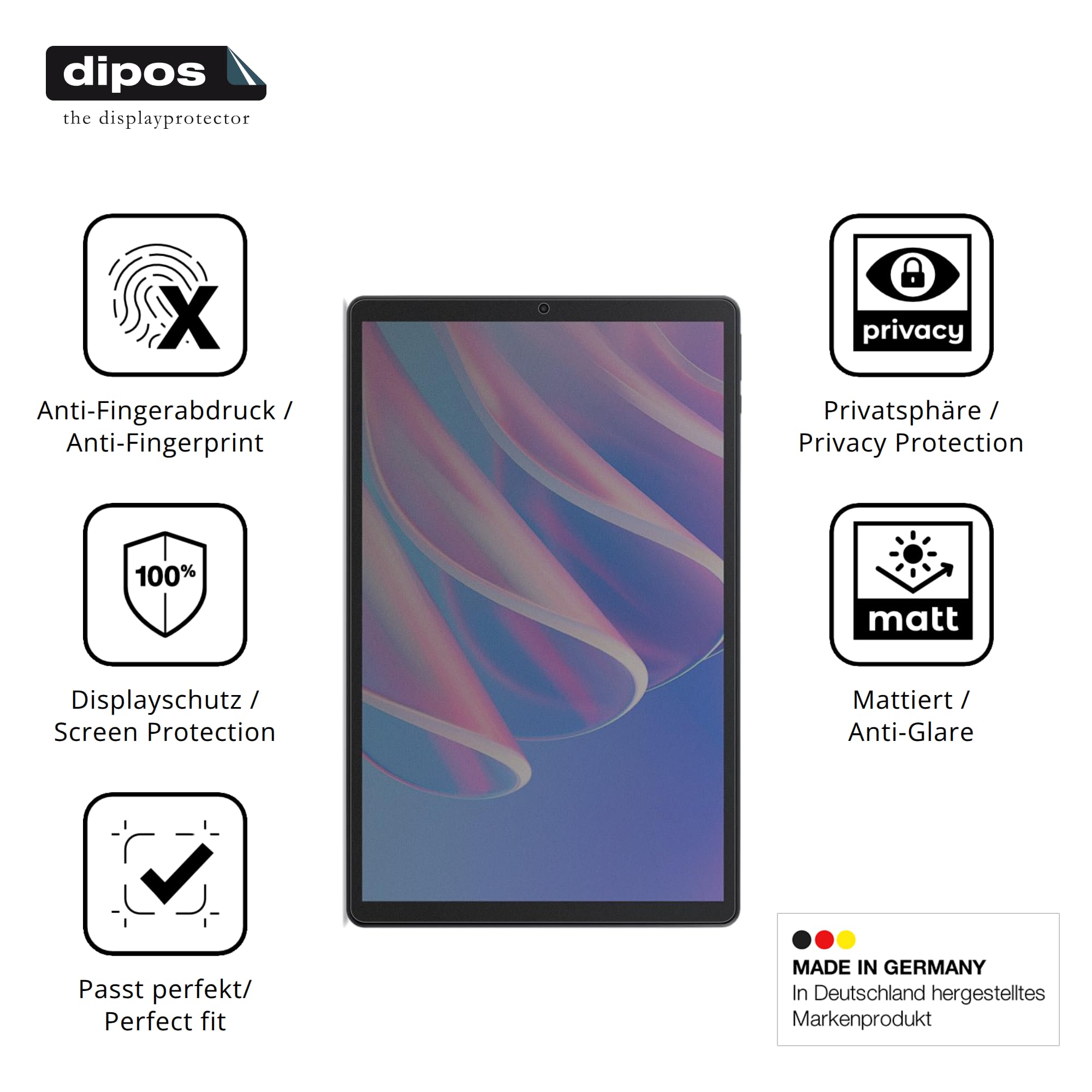 dipos Pellicola Privacy per Acer Iconia A13
