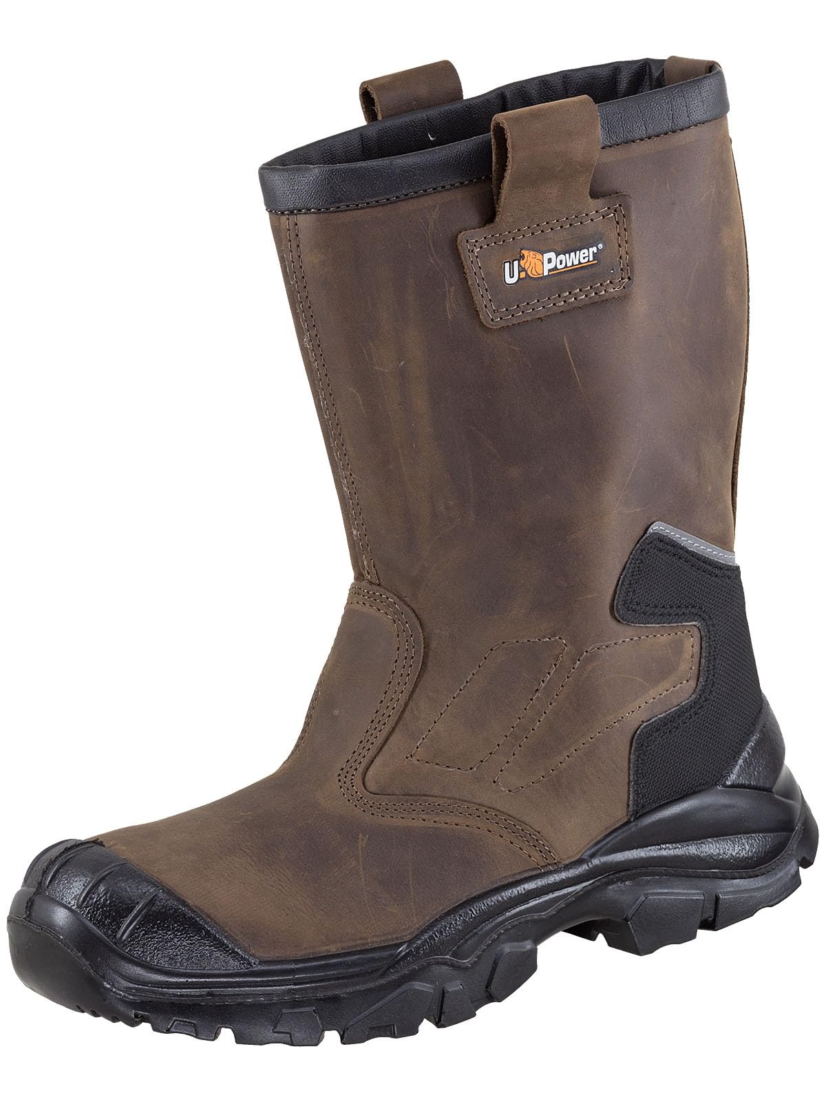 U-POWER DON'T WORRY... BE HAPPY! Scarpe Antinfortunistiche Da Lavoro,scarpa Alta,mod. Alaska Uk S S3s Ci Fo Sr,puntale Antiperforazione No Metal SafetywearUnisex - Adulto