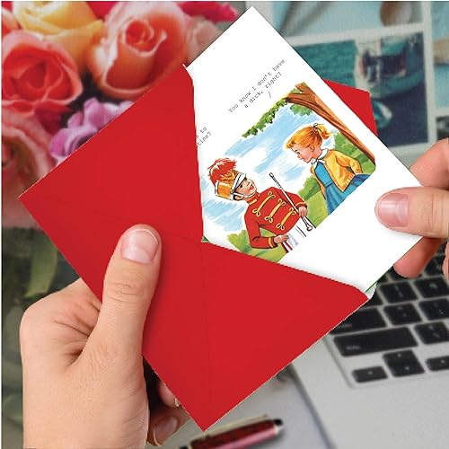 Miniatura 4 de NobleWorks, Tarjeta de San Valentín para adultos - Divertido regalo de San Valentín, tarjeta de humor con sobre - Dont Have a D-ck 2248