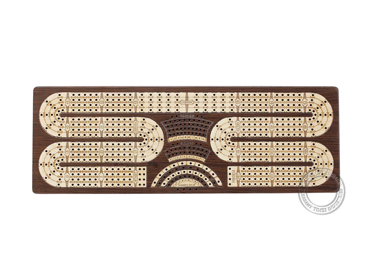 Amazon.co.jp: House of Cribbage - 連続クリベッジボード / ウェンジ