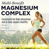 Vista 3 de KAL Triple Source Magnesium Complex Supplement - Tri Magnesium Citrate, Malate & Oxide for Women & Men, Sustained Release for Heart, Bone, Muscle, &