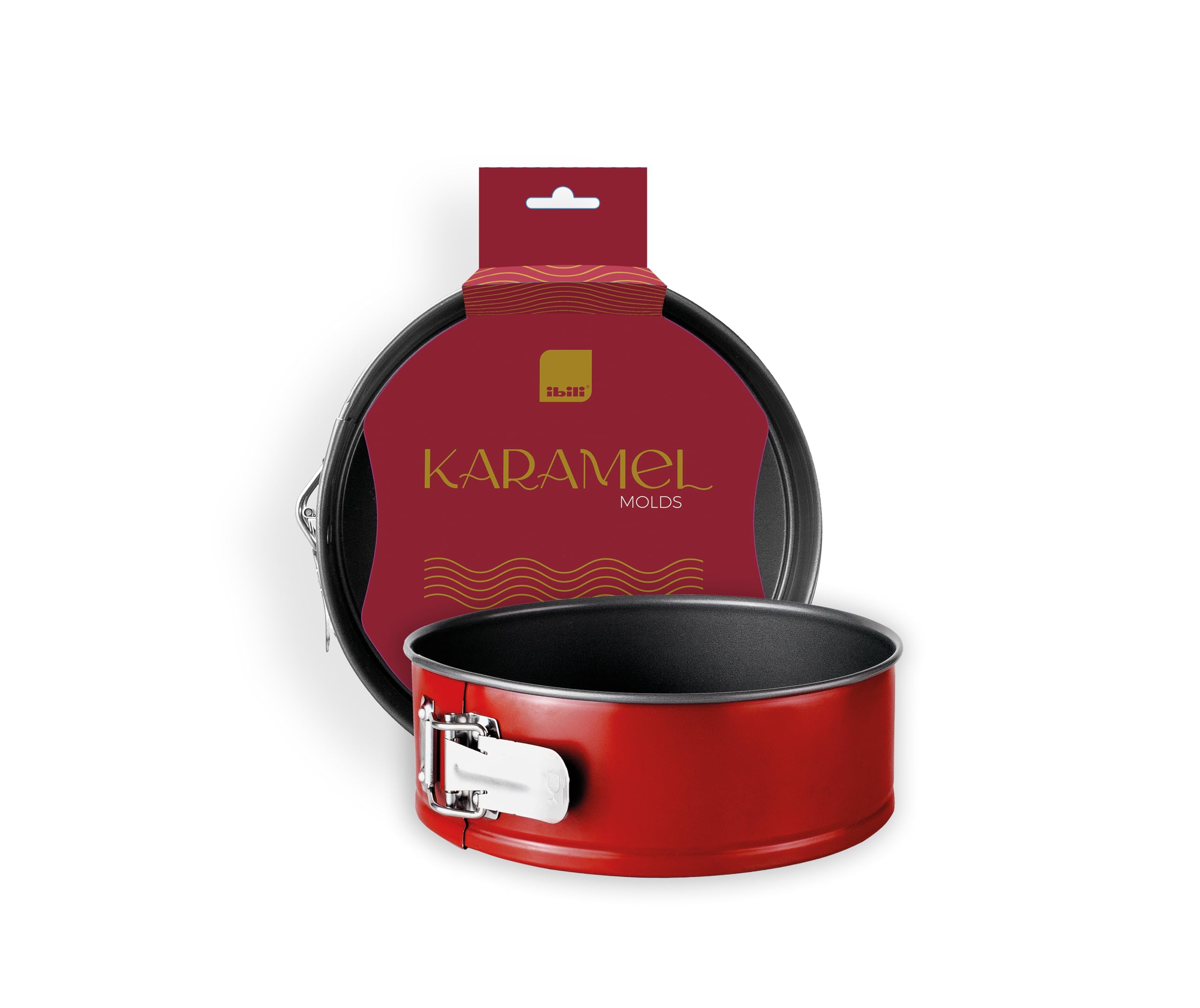 IBILI - Removable Mould Karamel 20 cm, Carbon Steel