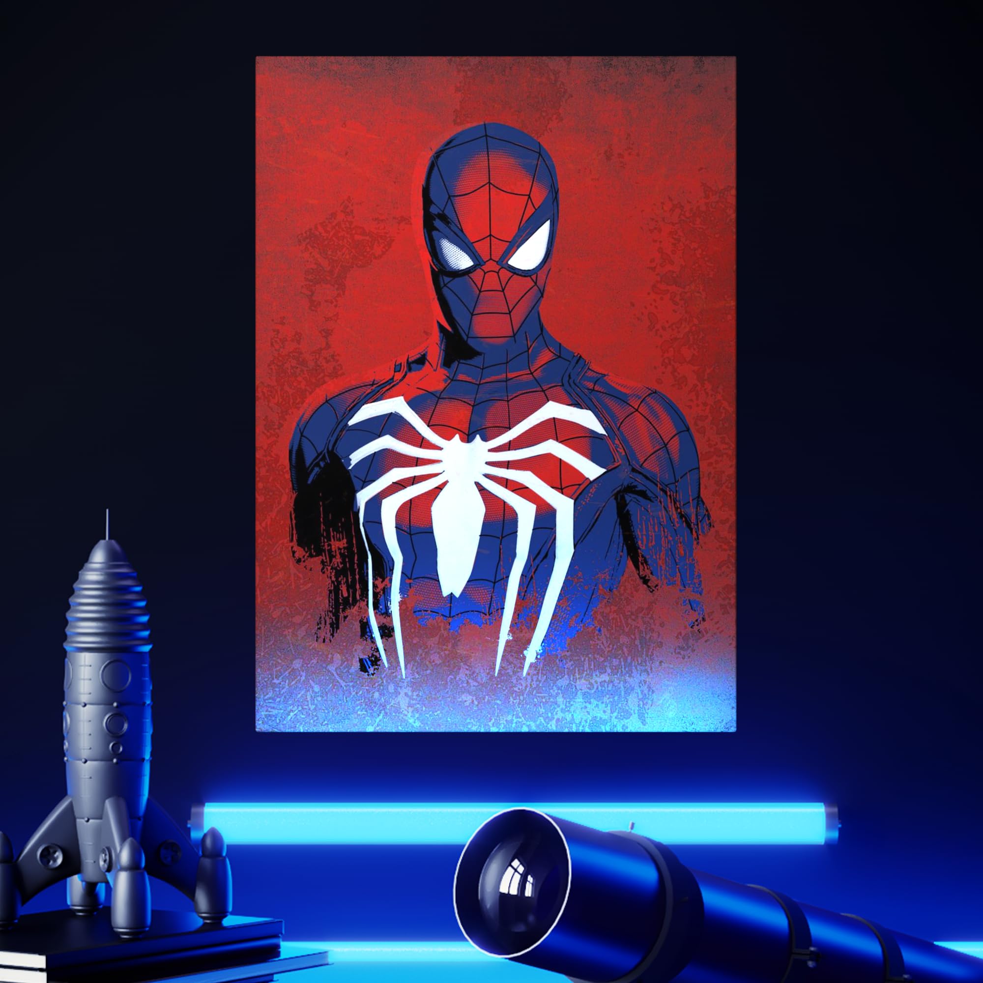 Amazon.com: Displate Official Spiderman Metal Poster Magnetic