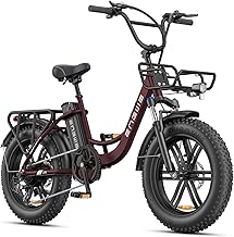 ENGWE Bicicletta Elettrica Adulto, 20'' ×4.0'' Fat Tire Bici Elettrica per Donna, 7 Velocità, 250W Batteria Rimovibile 48V 13Ah Autonomia bis zu 120 km L20/L20 BOOST