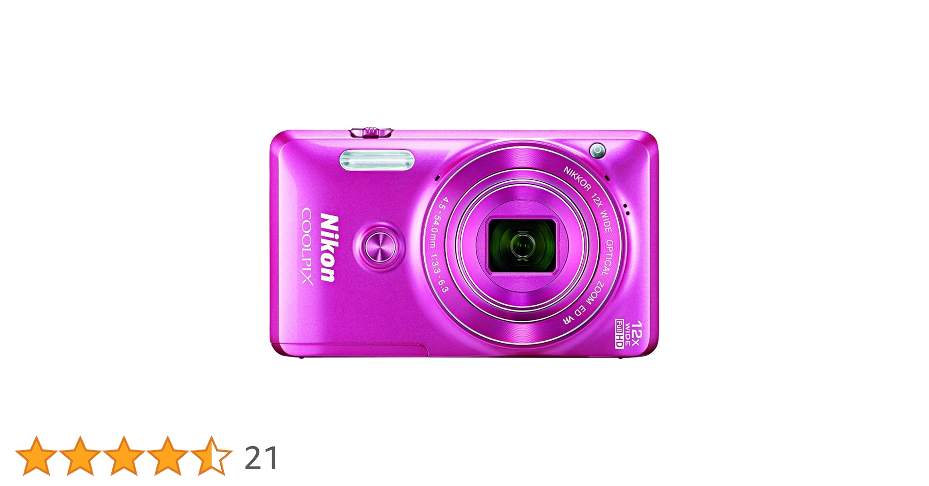 Nikon COOLPIX S6900 16MP Digital Camera with 12x Zoom Glossy